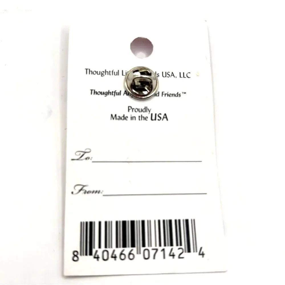 Karate Black Belt Teddy Lapel Pin Brooch